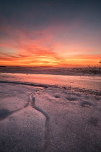 Fotograf Insel Usedom Sonnenuntergang Achterwasser Strand Landschaftsfoto