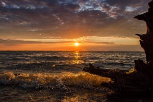 Sonnenuntergang Achterwasser Fotograf Insel Usedom Strand