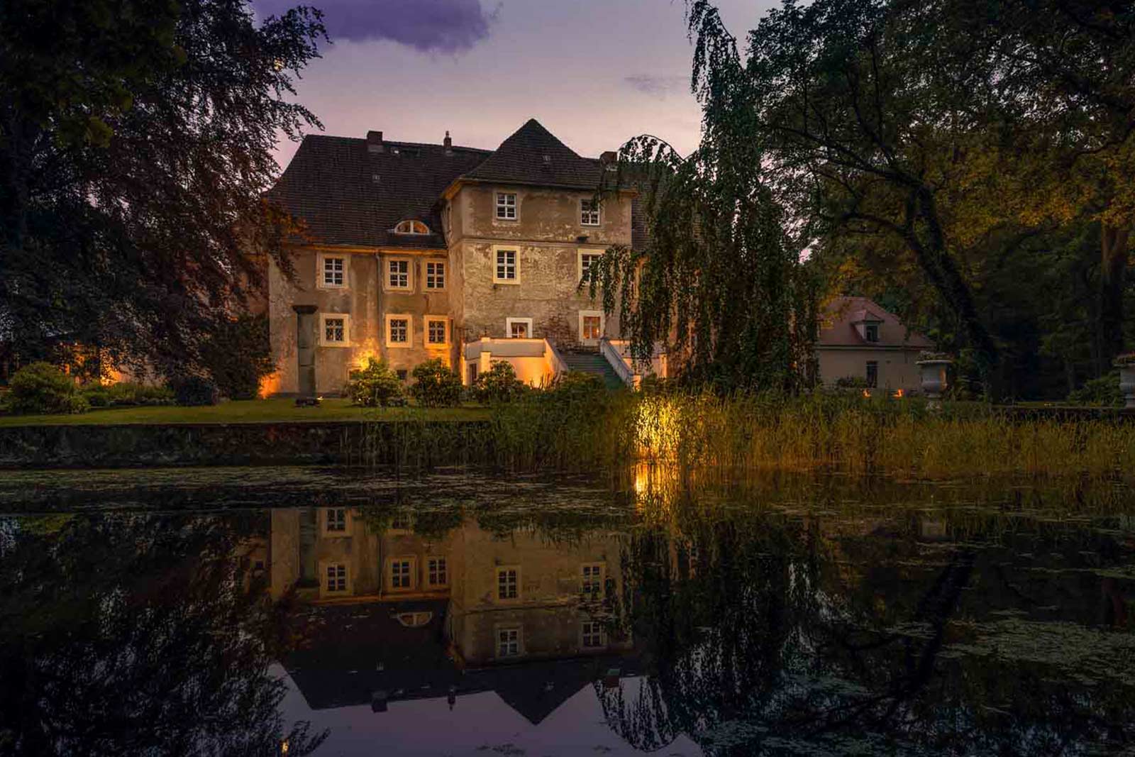 Wasserschloss Mellentin Insel Usedom Werbung Fotograf Fewo Zimmer